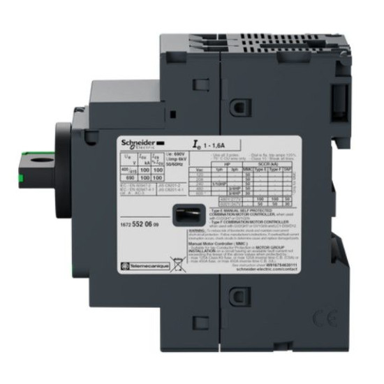 Автомат захисту двигуна Schneider Electric GV2P06 1-1.6