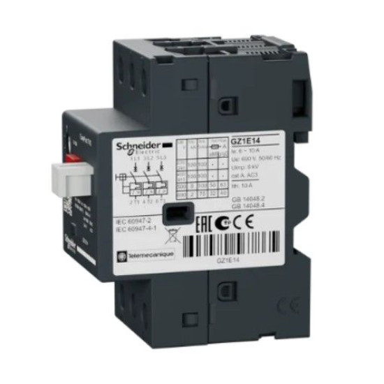 Автомат захисту двигуна Schneider Electric GZ1E14 GZ1E 6-10A
