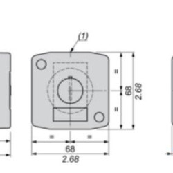 Кнопковий пост Schneider Electric XALD112 на 1 кнопку