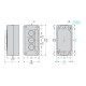 Пост управління Schneider Electric XALD328 на 3 кнопки