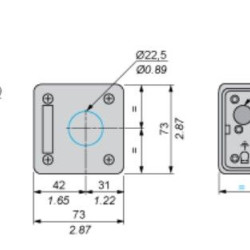 Кнопковий пост аварійної зупинки Schneider Electric XALEK1701