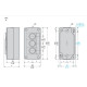 Кнопковий пост Schneider Electric XALD324E на 3 кнопки