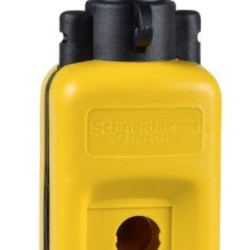 Двомісний корпус кнопкового поста Schneider Electric XACA02 (жовтий)