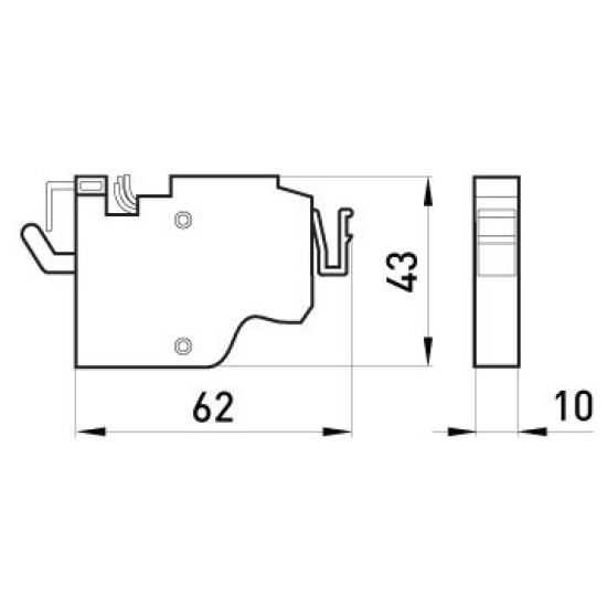 Додатковий контакт E.Next e.industrial.ukm.60.F (i0030001)