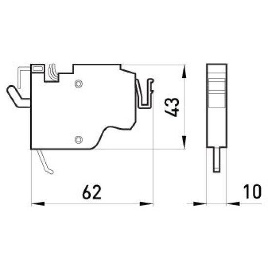 Додатковий контакт E.Next e.industrial.ukm.400-800.F (i0030004)