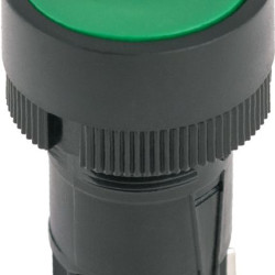 Пластикова кнопка E.Next e.mb.ea135 1NO+1NC без фіксації зелена (p0810131)