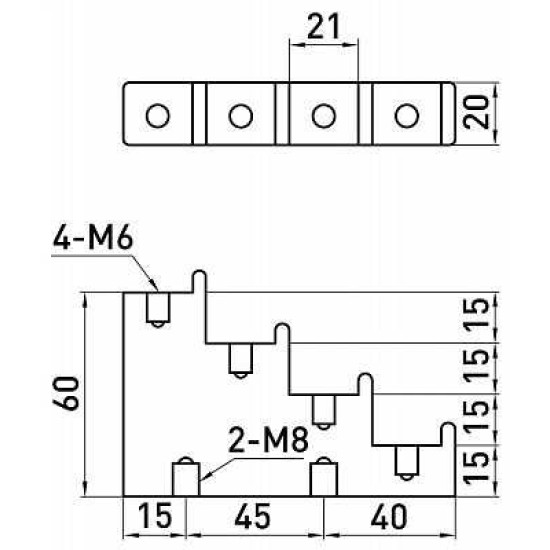 Ступінчатий ізолятор E.Next e.step.ct4-20 300A (s054101)