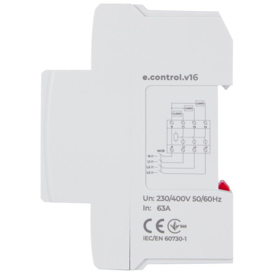 Реле контроля фаз E.Next e.control.v16 63А 3 NO з індикацією (p0690026)