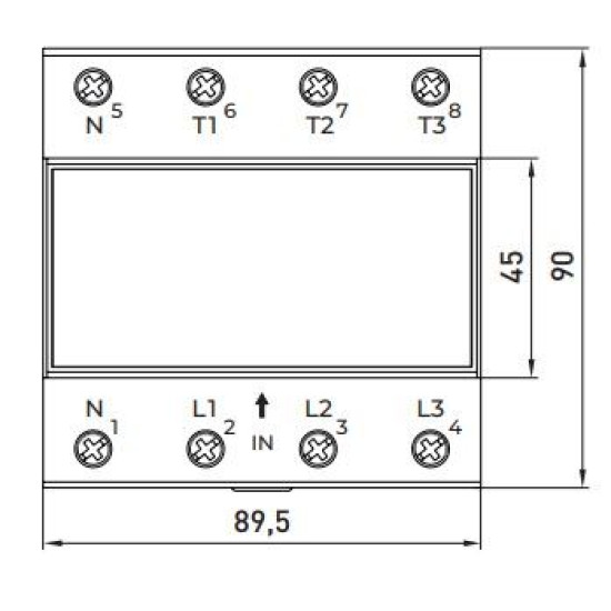 Реле контроля фаз E.Next e.control.v16 63А 3 NO з індикацією (p0690026)