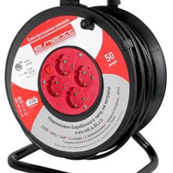 Подовжувач на котушці E.Next e.es.roll.4.50.z.b. 50м з з/к 3х1,5кв.мм (s042097)