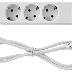 Подовжувач E.Next e.es.3.1.5.z.b.2.usb 3 гнізда 1.5м з USB-зарядкою (s042128)