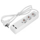 Подовжувач E.Next e.es.3.1.5.z.b.2.usb 3 гнізда 1.5м з USB-зарядкою (s042128)