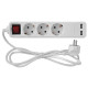 Подовжувач E.Next e.es.3.1.5.z.s.b.2.usb 3 гнізда 1.5м з USB-зарядкою та вимикачем (s042129)