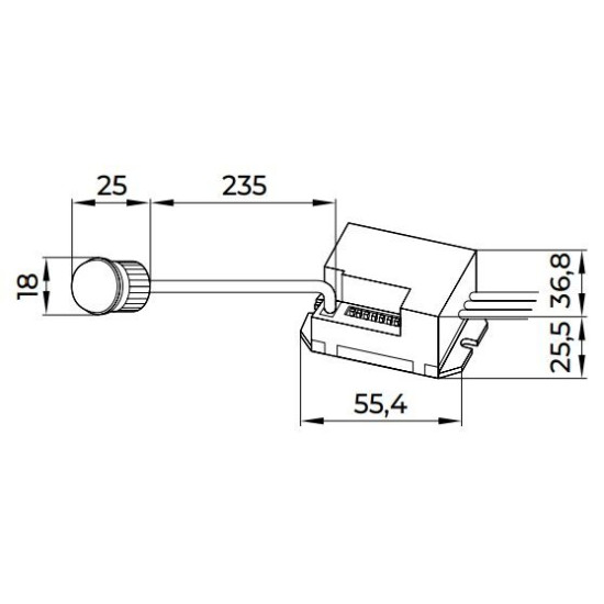 Інфрачервоний датчик руху E.Next e.sensor.pir.24.white 360° білий (s061017)