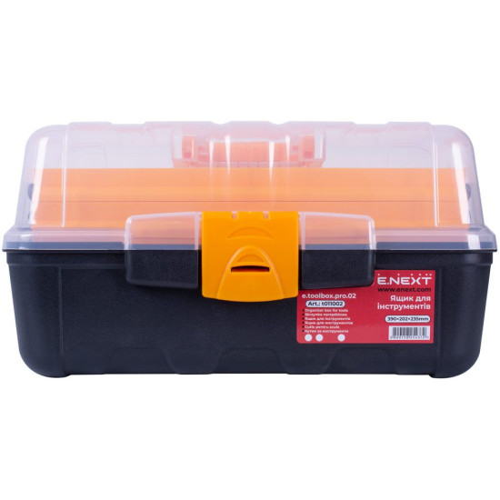 Ящик для інструментів E.Next e.toolbox.pro.02, 16" 390x202x235мм (t011002)