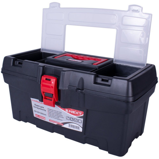 Ящик для інструментів E.Next e.toolbox.pro.06, 16" 410x213x250мм (t011006)