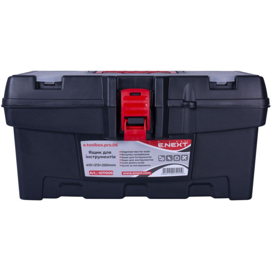 Ящик для інструментів E.Next e.toolbox.pro.06, 16" 410x213x250мм (t011006)