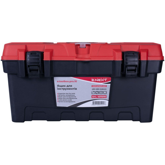 Ящик для інструментів E.Next e.toolbox.pro.10, 19" 490x260x246мм (t011010)