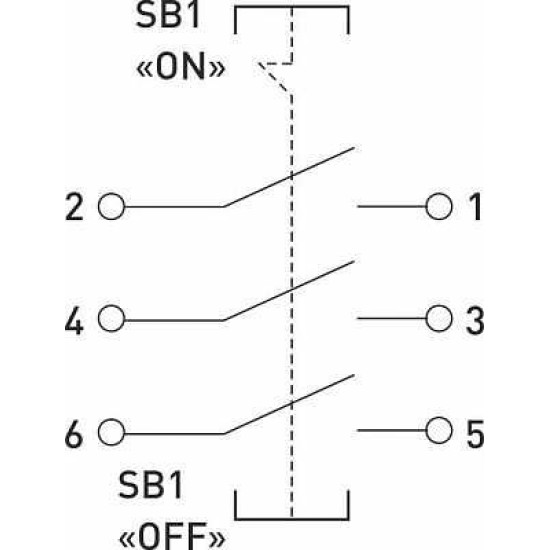 Металевий кнопковий пост E.Next e.mb.stand.xal.06a 6А On-Off (s006023)