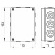 Розподільча коробка E.Next e.db.pro.150.110.70u (p016108)