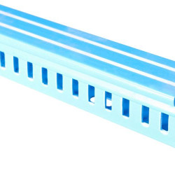 Перфарований короб E.Next e.trunking.perf.stand.60.60 пластиковий 60х60мм 2м блакитний (s13033024)