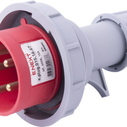Переносна силова вилка E.Next e.plug.015.16.67 5п 16А 400В IP67 (i082003)