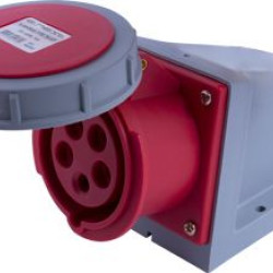 Стаціонарна силова розетка E.Next e.socket.115.16.67 5п 16А 400В IP67 (i082009)