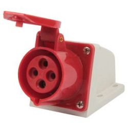Стаціонарна силова розетка E.Next e.socket.pro.4.16 4п 16А 380В (p012004)