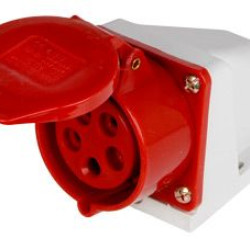 Стаціонарна силова розетка E.Next e.socket.pro.5.32 5п 32А 380В (p012008)