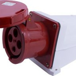 Стаціонарна силова розетка E.Next e.socket.144.125.67 4п 125А 400В IP67 (p012028)