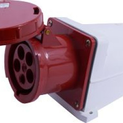Стаціонарна силова розетка E.Next e.socket.145.125.67 5п 125А 400В IP67 (p012029)