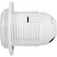 Пластиковий патрон E.Next e.lamp socket with nut.E27.pl.white Е27 з гайкою білий (s9100016)