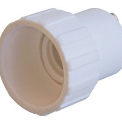 Пластиковий перехідник E.Next e.lamp adapter.GU10/Е14.white GU10 на Е14 (s9100043)