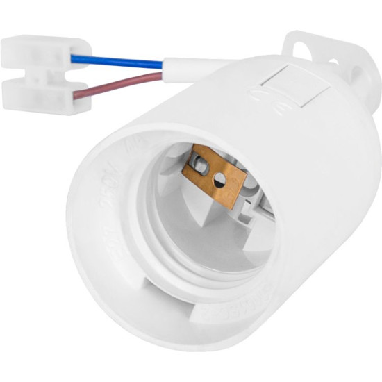 Підвісний патрон E.Next e.lamp socket pendant..E27.pl.white Е27 з кабелем (s9100057)