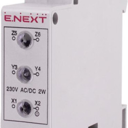 Світловий індикатор на DIN-рейку E.Next e.i.din.380.3f.red (p059011)