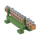 Нульова шина E.Next e.bs.stand.1.12.green 12 отворів зелена (s025008)