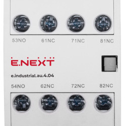 Додатковий контакт E.Next e.industrial.au.4.04 4NC (i0140009)