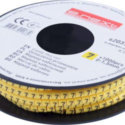 Кабельний маркер E.Next e.marker.stand.0.1.5.7 0-1,5 кв.мм 7 1000шт (s2037038)