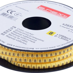 Кабельний маркер E.Next e.marker.stand.0.1.5.8 0-1,5 кв.мм 8 1000шт (s2037039)