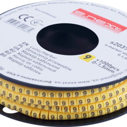 Кабельний маркер E.Next e.marker.stand.0.1.5.9 0-1,5 кв.мм 9 1000шт (s2037040)
