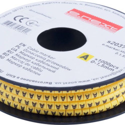 Кабельний маркер E.Next e.marker.stand.0.1.5.A 0-1,5 кв.мм A 1000шт (s2037041)