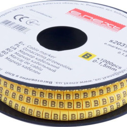 Кабельний маркер E.Next e.marker.stand.0.1.5.B 0-1,5 кв.мм B 1000шт (s2037042)