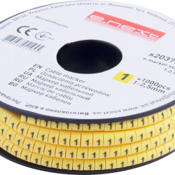 Кабельний маркер E.Next e.marker.stand.1.2.5.1 1-2,5 кв.мм 1 1000шт (s2037046)