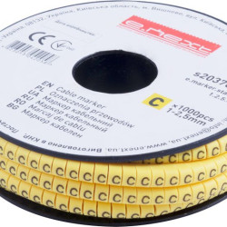 Кабельний маркер E.Next e.marker.stand.1.2.5.C 1-2,5 кв.мм C 1000шт (s2037057)