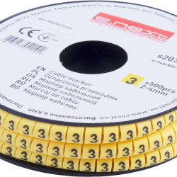 Кабельний маркер E.Next e.marker.stand.2.4.3 2-4 кв.мм 3 500шт (s2037062)