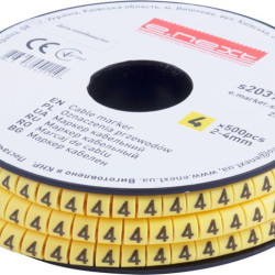 Кабельний маркер E.Next e.marker.stand.2.4.4 2-4 кв.мм 4 500шт (s2037063)
