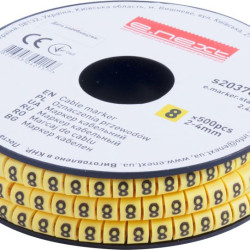 Кабельний маркер E.Next e.marker.stand.2.4.8 2-4 кв.мм 8 500шт (s2037067)