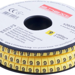 Кабельний маркер E.Next e.marker.stand.2.4.9 2-4 кв.мм 9 500шт (s2037068)
