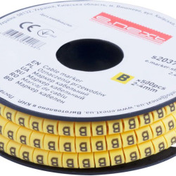 Кабельний маркер E.Next e.marker.stand.2.4.B 2-4 кв.мм B 500шт (s2037070)
