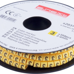 Кабельний маркер E.Next e.marker.stand.3.6.3 3-6 кв.мм 3 350шт (s2037076)